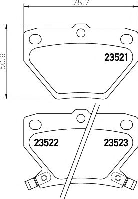 Тормозные колодки BEHR/HELLA 8DB 355 017-221