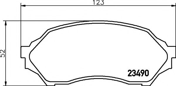 Тормозные колодки BEHR/HELLA 8DB 355 017-281