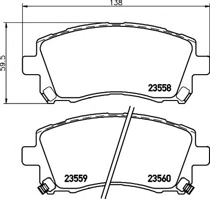 Тормозные колодки BEHR/HELLA 8DB 355 017-291