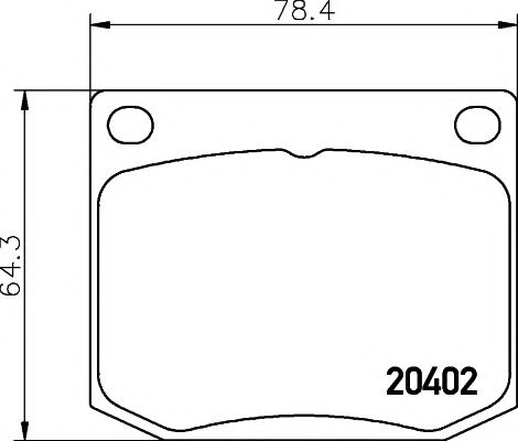 Тормозные колодки BEHR/HELLA 8DB 355 017-381