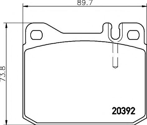 Тормозные колодки BEHR/HELLA 8DB 355 017-481