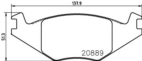 Тормозные колодки BEHR/HELLA 8DB 355 017-491