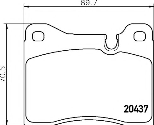 Тормозные колодки BEHR/HELLA 8DB 355 017-561