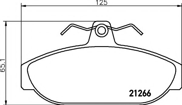Тормозные колодки BEHR/HELLA 8DB 355 017-721