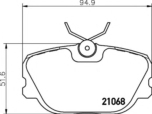 Тормозные колодки BEHR/HELLA 8DB 355 017-761