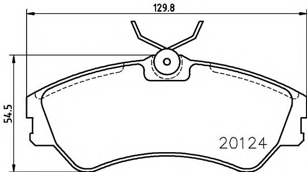 Тормозные колодки BEHR/HELLA 8DB 355 017-881