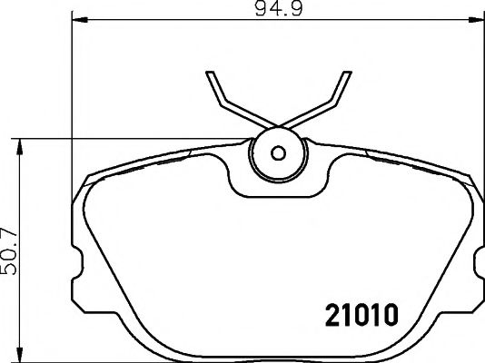 Тормозные колодки BEHR/HELLA 8DB 355 017-941
