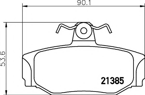 Тормозные колодки BEHR/HELLA 8DB 355 017-991