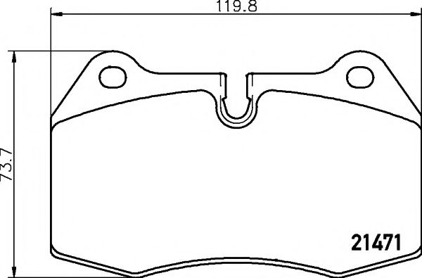Тормозные колодки BEHR/HELLA 8DB 355 018-211