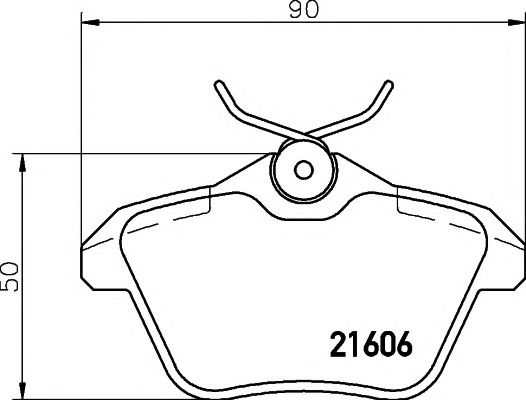 Тормозные колодки BEHR/HELLA 8DB 355 018-291