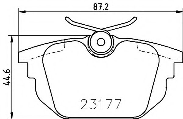 Тормозные колодки BEHR/HELLA 8DB 355 018-371