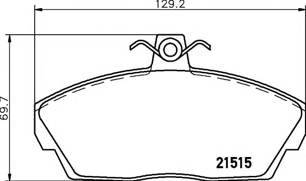 Тормозные колодки BEHR/HELLA 8DB 355 018-431