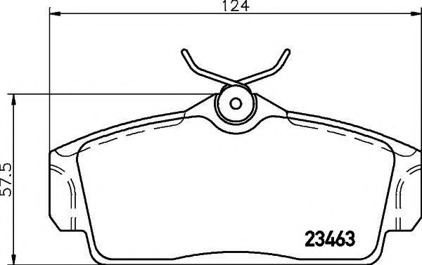 Тормозные колодки BEHR/HELLA 8DB 355 018-441
