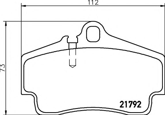 Тормозные колодки BEHR/HELLA 8DB 355 018-481