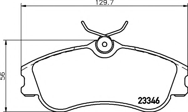 Тормозные колодки BEHR/HELLA 8DB 355 018-541