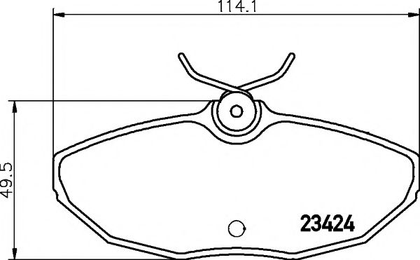Тормозные колодки BEHR/HELLA 8DB 355 018-561