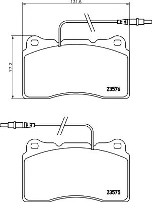 Тормозные колодки BEHR/HELLA 8DB 355 018-671