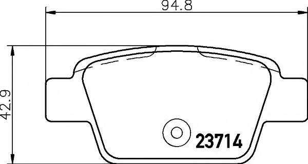 Тормозные колодки BEHR/HELLA 8DB 355 018-851