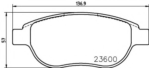 Тормозные колодки BEHR/HELLA 8DB 355 018-871