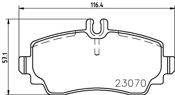 Тормозные колодки BEHR/HELLA 8DB 355 018-881