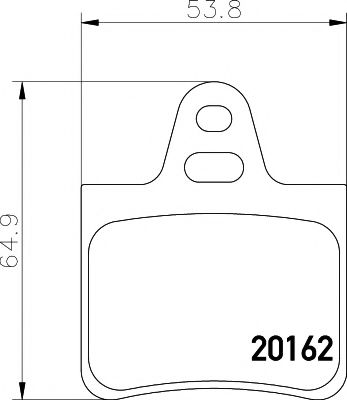 Тормозные колодки BEHR/HELLA 8DB 355 019-011