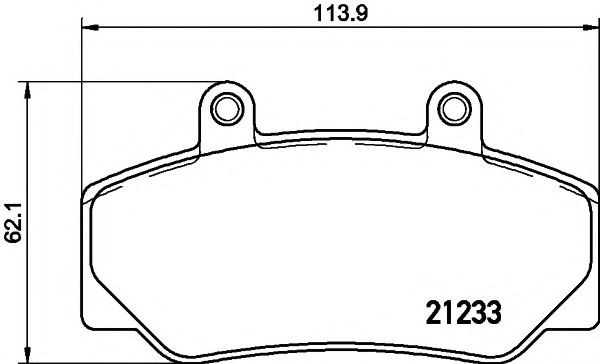 Тормозные колодки BEHR/HELLA 8DB 355 019-031