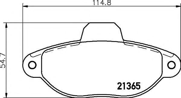 Тормозные колодки BEHR/HELLA 8DB 355 019-091