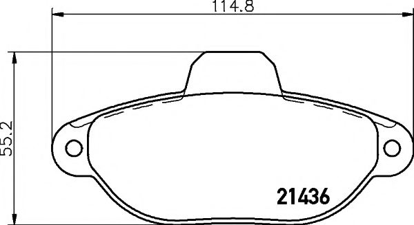 Тормозные колодки BEHR/HELLA 8DB 355 019-151