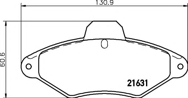 Тормозные колодки BEHR/HELLA 8DB 355 019-201