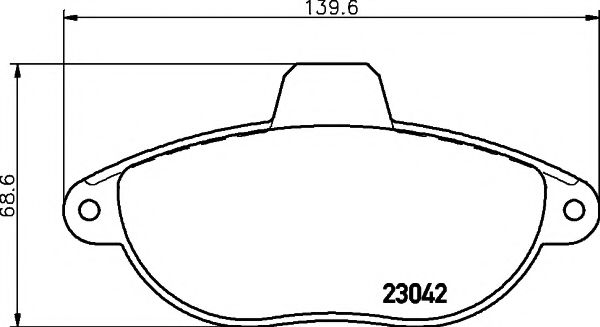 Тормозные колодки BEHR/HELLA 8DB 355 019-251