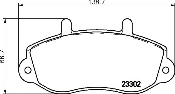 Тормозные колодки BEHR/HELLA 8DB 355 019-321
