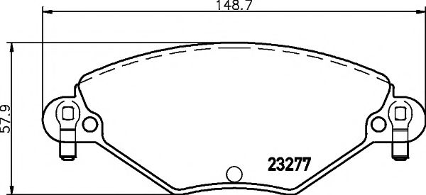 Тормозные колодки BEHR/HELLA 8DB 355 019-411