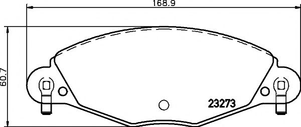 Тормозные колодки BEHR/HELLA 8DB 355 019-421