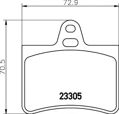 Тормозные колодки BEHR/HELLA 8DB 355 019-441