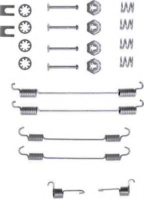 Ремкомплект барабанных колодок BEHR/HELLA 8DZ 355 200-371