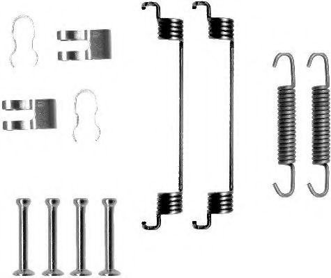 Ремкомплект барабанных колодок BEHR/HELLA 8DZ 355 200-561