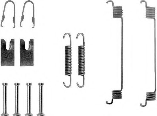 Ремкомплект барабанных колодок BEHR/HELLA 8DZ 355 200-581