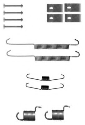 Ремкомплект барабанных колодок BEHR/HELLA 8DZ 355 200-771