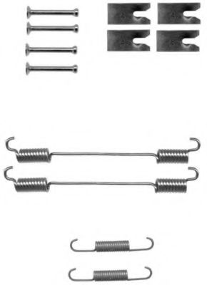 Ремкомплект барабанных колодок BEHR/HELLA 8DZ 355 200-831