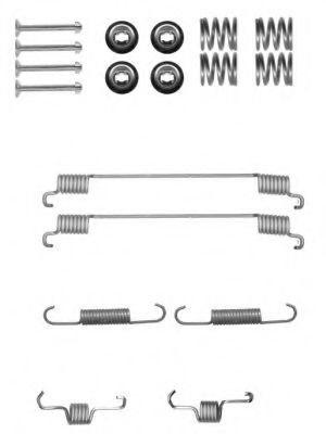 Ремкомплект барабанных колодок BEHR/HELLA 8DZ 355 200-901