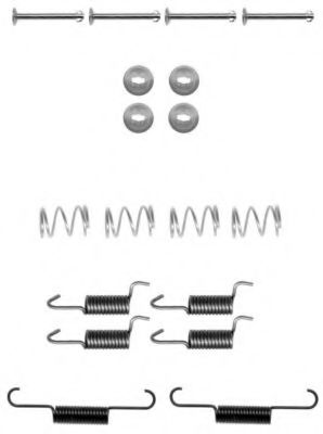 Ремкомплект барабанных колодок BEHR/HELLA 8DZ 355 201-951