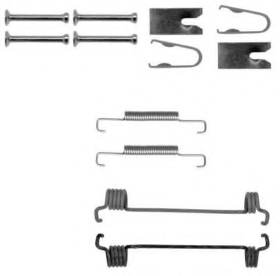 Ремкомплект барабанных колодок BEHR/HELLA 8DZ 355 201-961