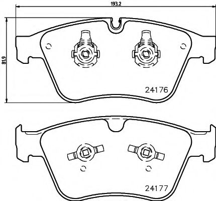 Тормозные колодки BEHR/HELLA 8DB 355 020-031