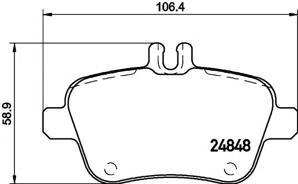 Тормозные колодки BEHR/HELLA 8DB 355 019-641