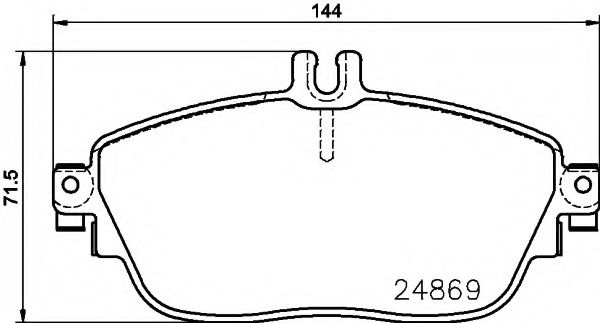 Тормозные колодки BEHR/HELLA 8DB 355 019-721