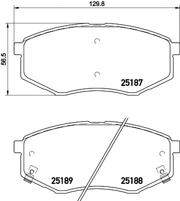 Тормозные колодки BEHR/HELLA 8DB 355 019-791
