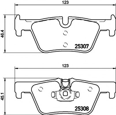 Тормозные колодки BEHR/HELLA 8DB 355 019-971