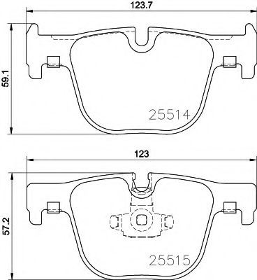 Тормозные колодки BEHR/HELLA 8DB 355 019-781