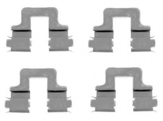 Скобы тормозных колодок BEHR/HELLA 8DZ 355 203-551