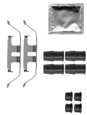 комплект принадлежностей, тормозной суппорт BEHR/HELLA 8DZ 355 205-451